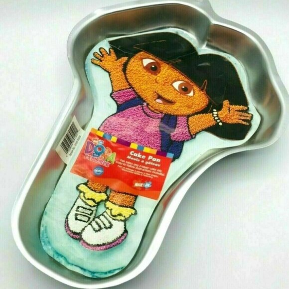 Cake Pan DORA Wilton Dora Explorer Contoured Children Birthday School Party VTG - Picture 1 of 8